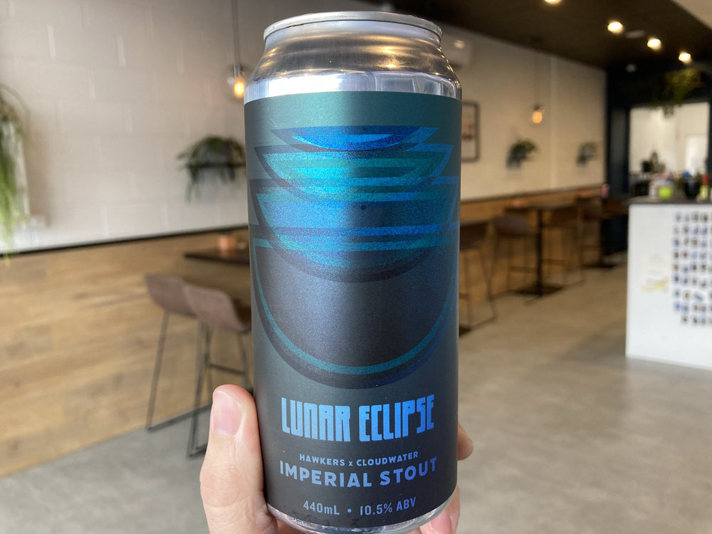 
            
                Load image into Gallery viewer, Hawkers x Cloudwater Lunar Eclipse Imperial Stout
            
        