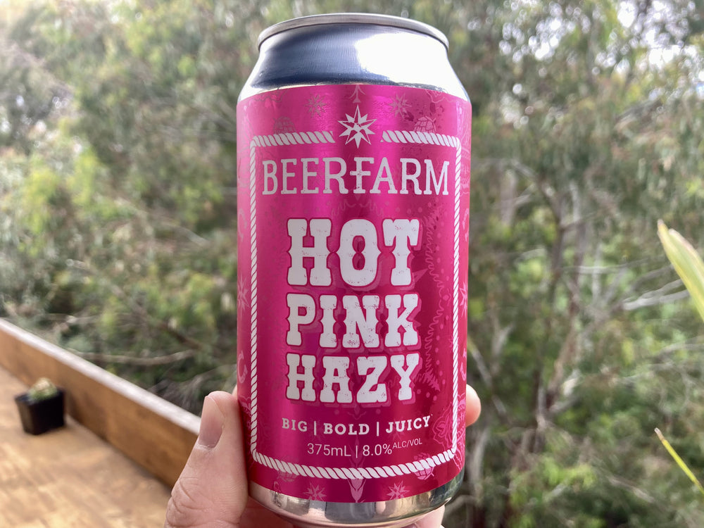 
            
                Load image into Gallery viewer, Beerfarm Hot Pink Hazy IPA
            
        