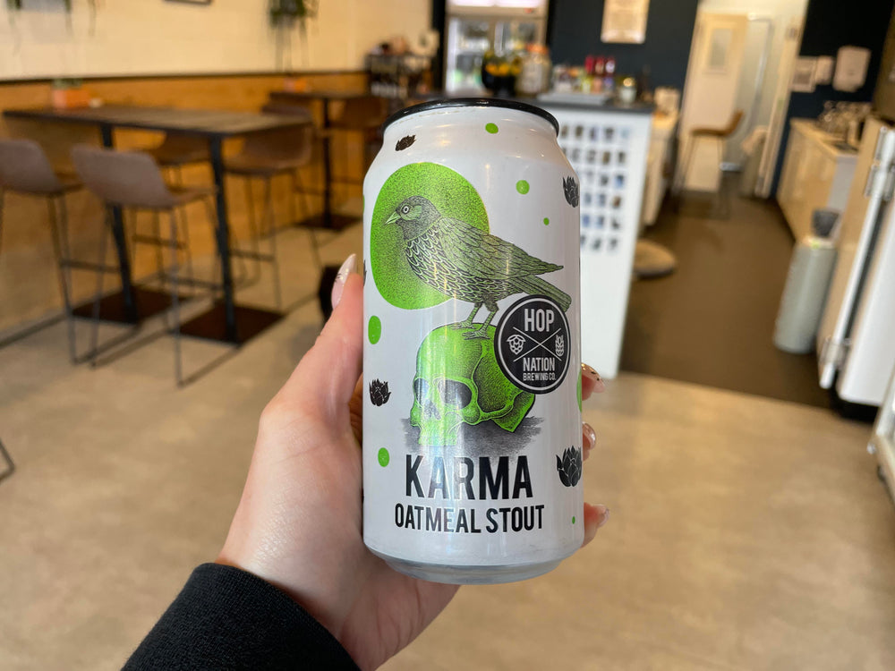 
            
                Load image into Gallery viewer, Hop Nation Karma Oatmeal Stout
            
        